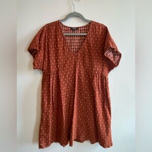Madewell V-Neck Shift Dress